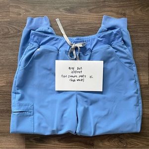 FIGS Zamora™ - Jogger Scrub Pants, High waisted, XL, Ceil Blue
